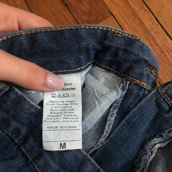 Distressed denim skirt! - Picture 3 of 3